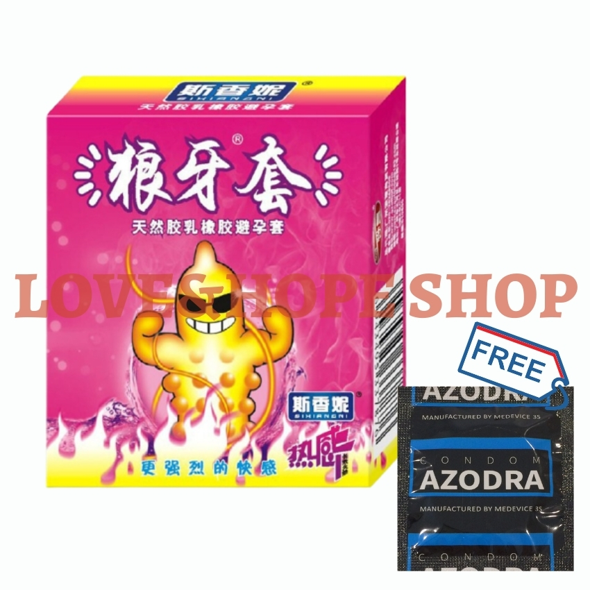 [HCM][GIAO HÀNG KÍN ĐÁO][XẢ HÀNG BAO CAO SU RUNBO]Combo bao cao su Runbo 3s NÓNG TẶNG KÈM 1 chiếc bao cao su Azodra 4in1 super long shock - 1 set - Love&Hope Shop