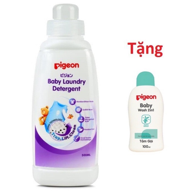 Nước giặt quần áo trẻ em pigeon
