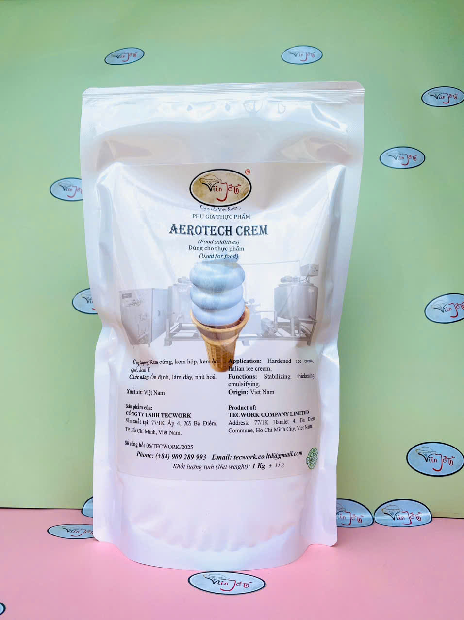 AEROTECH CREM giúp kem tối đa nở xốp 1kg