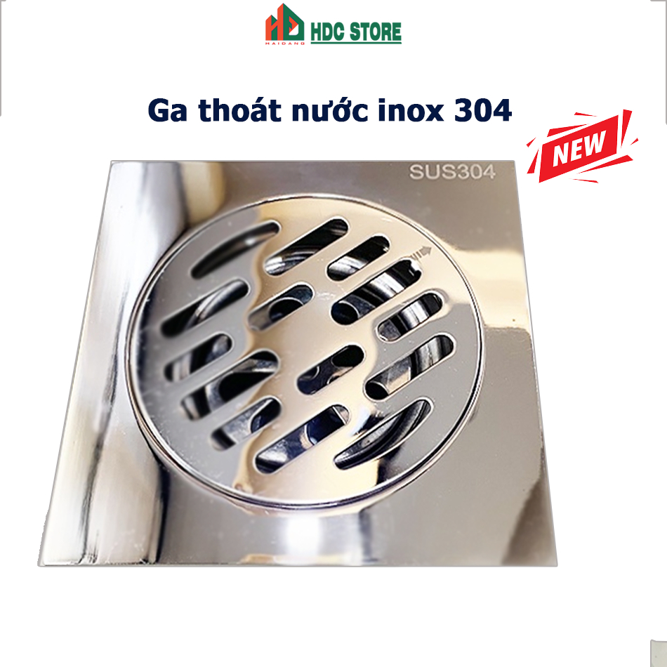 Ga thoát sàn, phễu thoát sàn inox 304 ngăn mùi, ngăn côn trùng d60,76,90...