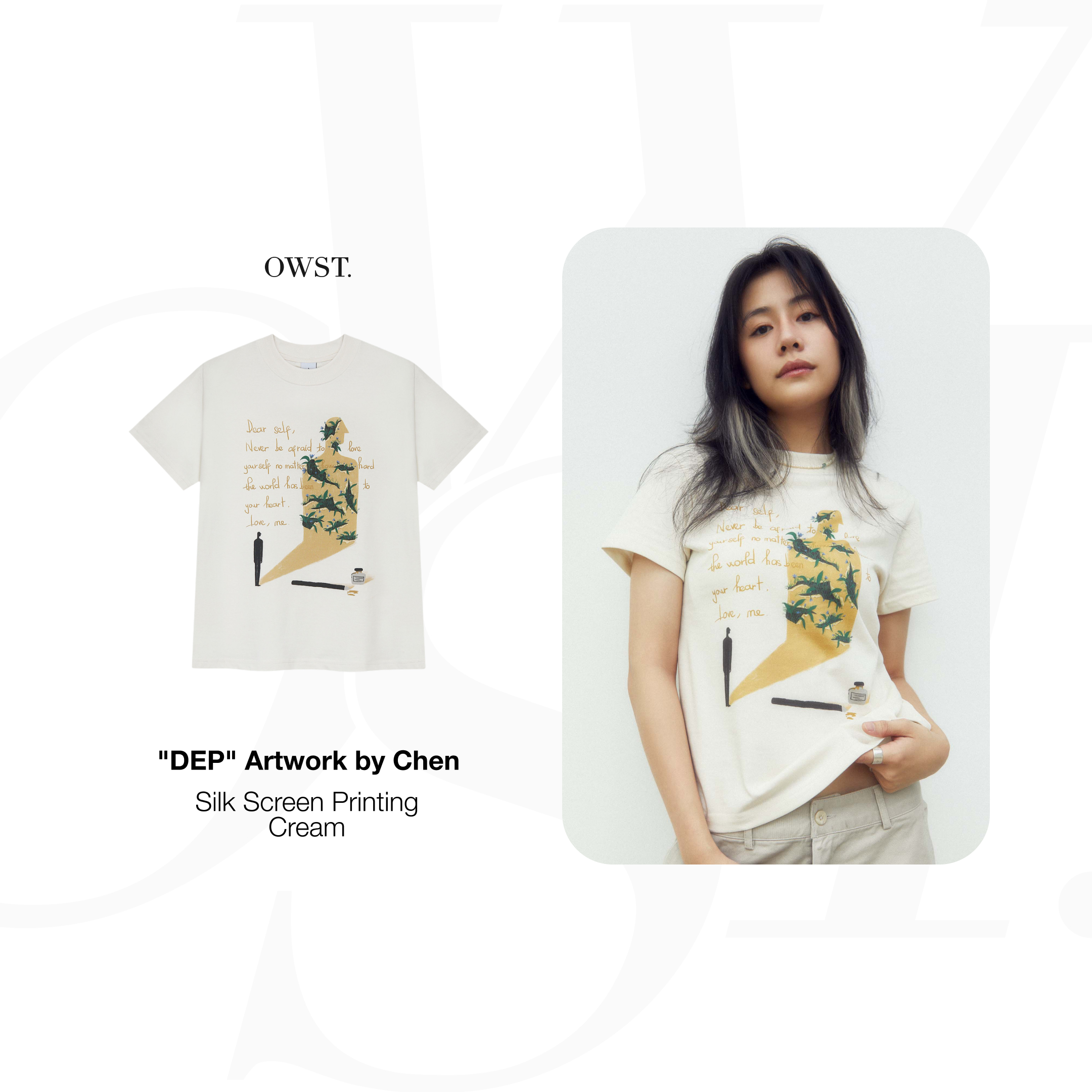 Áo thun nữ oh wonder studio "dep" artwork by chen
