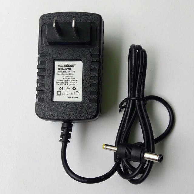 Adapter 12v - 2a . 2 jack cắm suoer sp - 1202