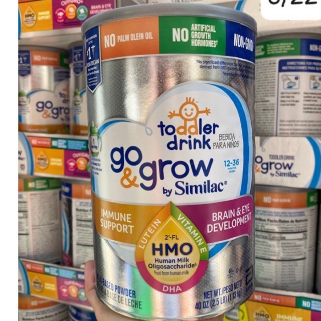 Date 1/2023 sữa similac xám pro advance non gmo -hmo 1.13kg & 680g mỹ
