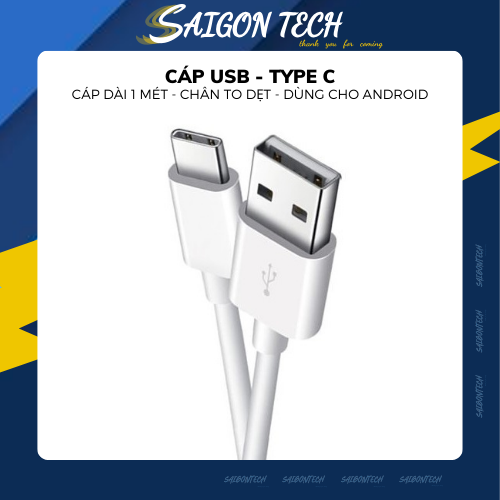 Dây cáp sạc samsung usb to typec cho a7/a8/note8/s8/s9 /note9/s10/note10 freeship bh 12 tháng