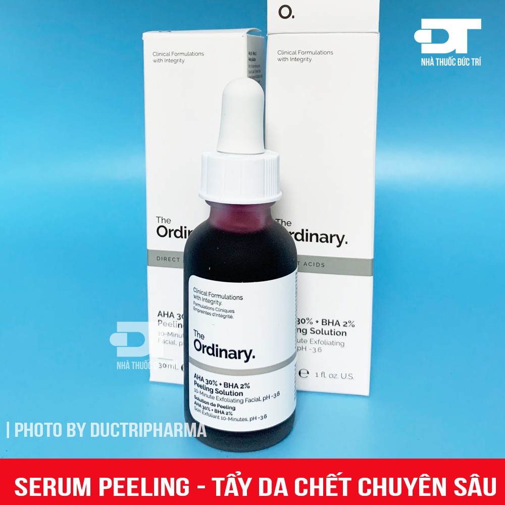 Tinh chất serum the ordinary aha 30% + bha 2% peeling solution.