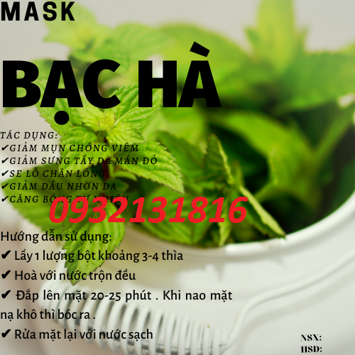 [HCM]mat na deo bac ha 50gr va 100ge