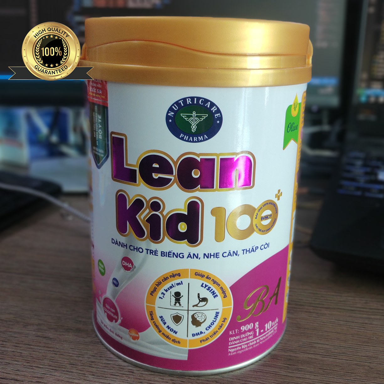 Sữa lean kid 100+ ba - 900g