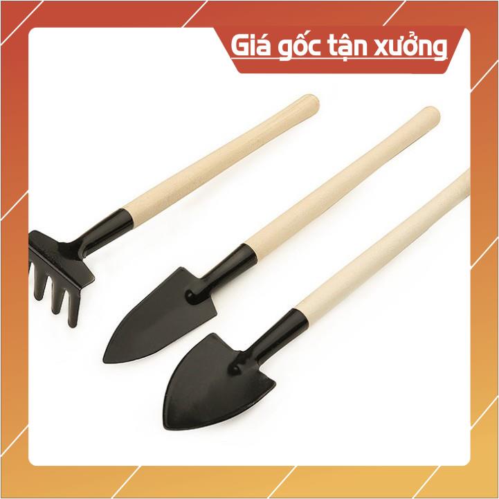 Bộ cuốc xẻng làm vườn mini 3 món