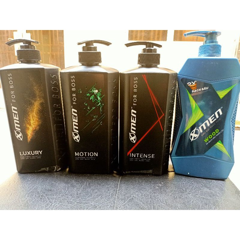 Dầu gội hoặc sữa tắm xmen for boss 650g intense, luxury, motion