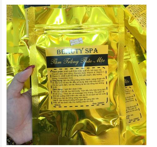 [Hàng Chuẩn] [Siêu Phẩm] Tắm thảo mộc Beauty spa HD 100g ( kích sáng da - Hàng công ty - cúp vàng chất lượng)