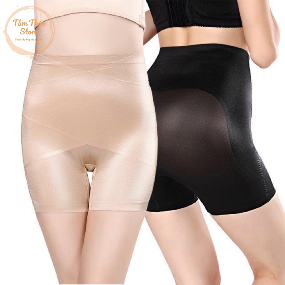 Quần gen bụng đùi su lụa cao cấp chống cuộn - quần mặc váy định hình
