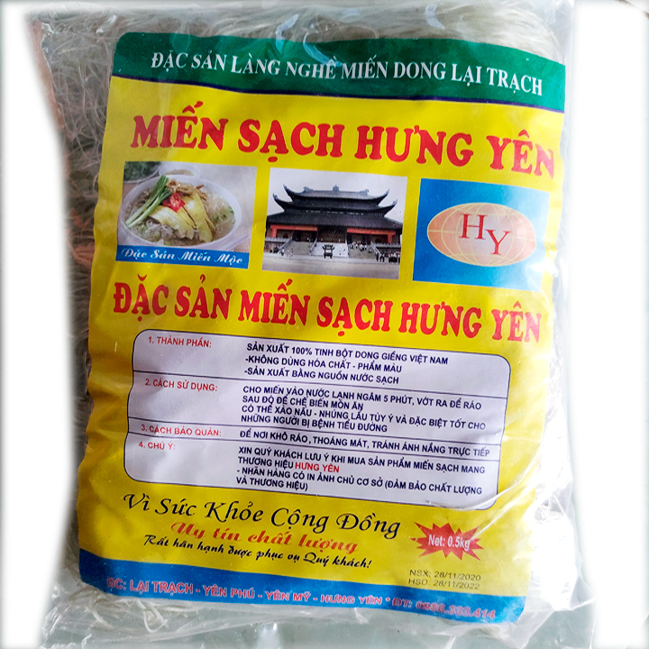 Miến dong lại trạch dai ngon nhất đặc sản hưng yên