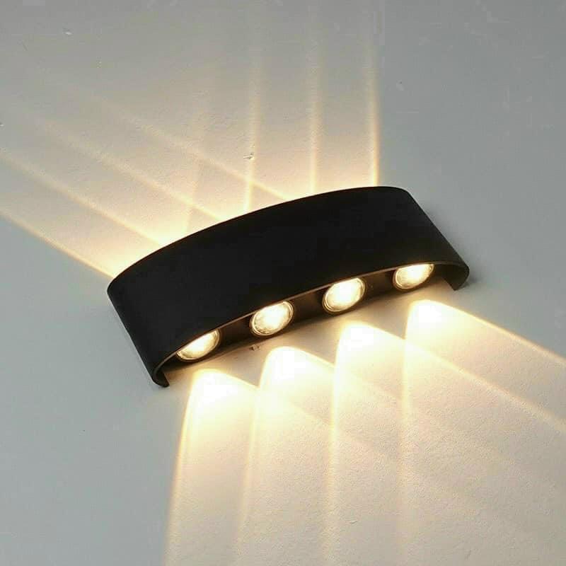 Đèn Hắt CAO CẤP Led trang trí gắn tường 8 mắt siêu sáng