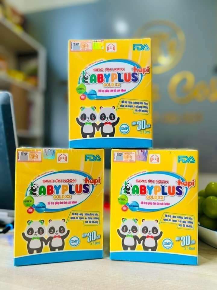 [ Tặng 1 gói lẻ] Siro Ăn Ngon Baby Plus Chính Hãng-GiúpBé Hết Biếng Ăn,Tăng Cân TựNhiên,Tăng Đề Kháng