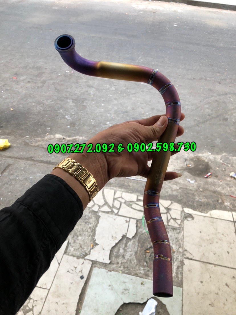[HCM]cổ pô titan zin màu tỉnh điện gắn pô zin dành cho Vario / SHVN / SH mode / air balde 125 / click thái