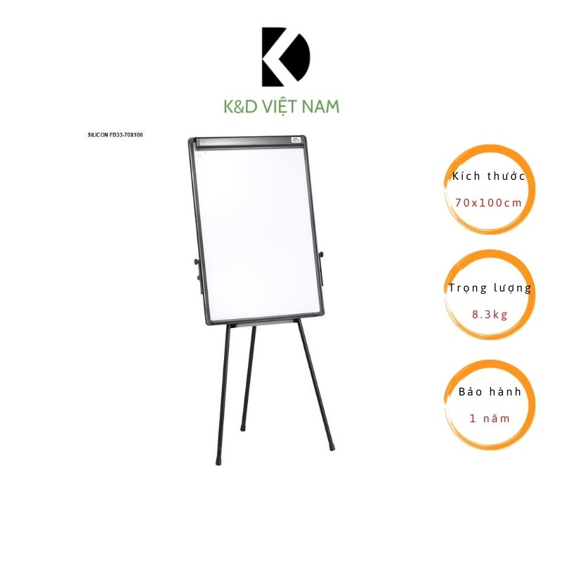 Bảng Flipchart Silicon 3 chân FB33