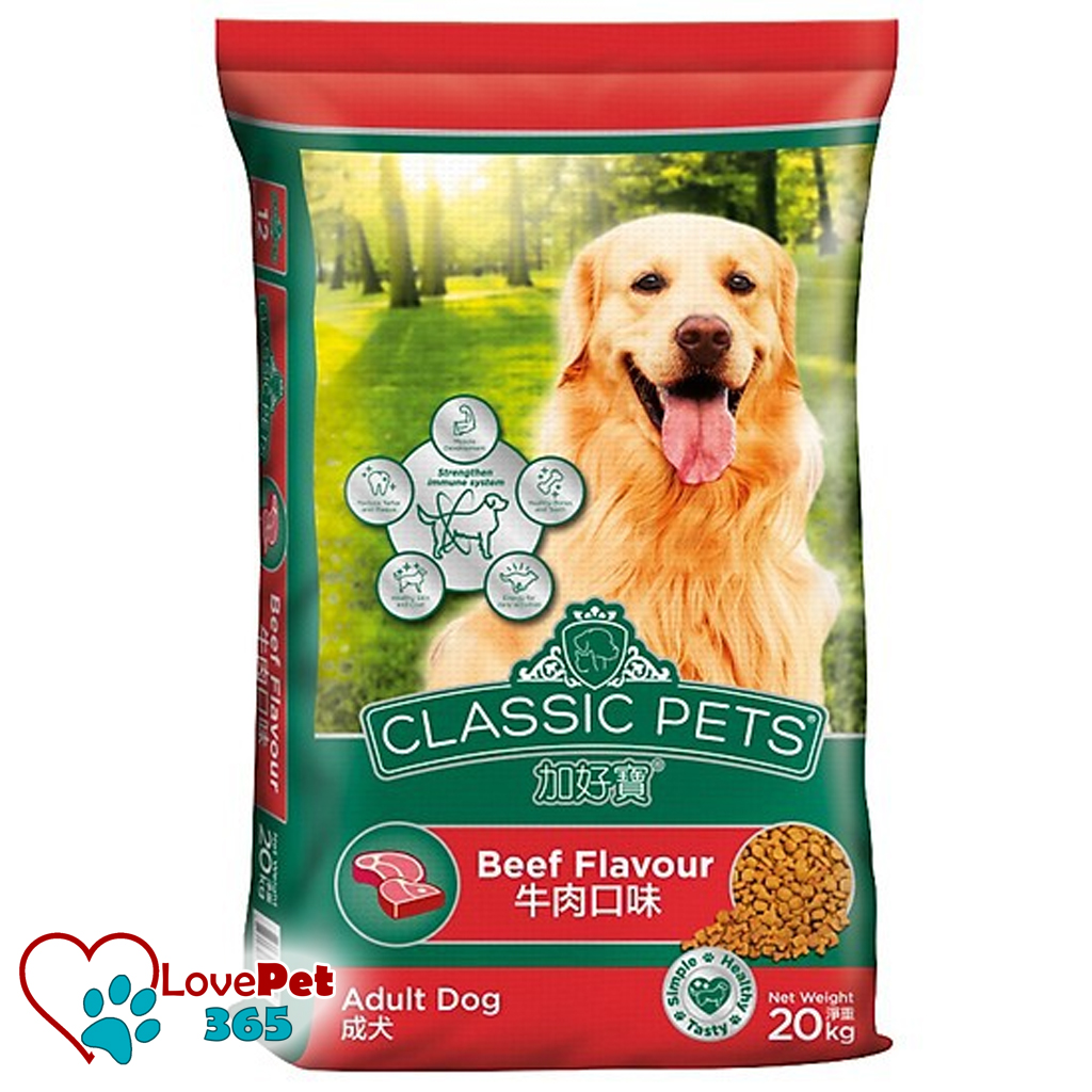 Thức ăn chó Classic bao 20kg