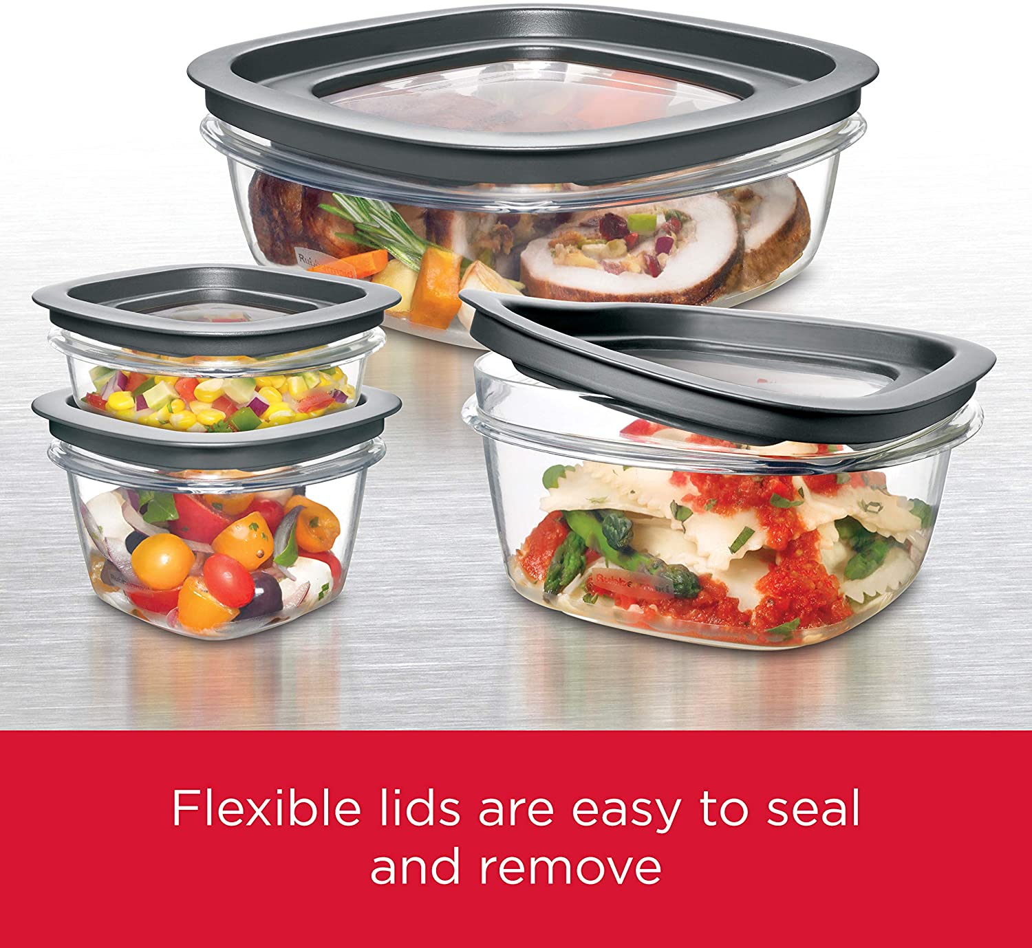 Bộ 20 món hộp nhựa đựng thực phẩm rubbermaid premier easy find lids