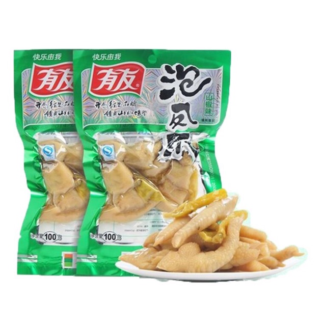 Chân Gà Cay YuYu Trùng Khánh 100g (NCFOOD) - ăn vặt