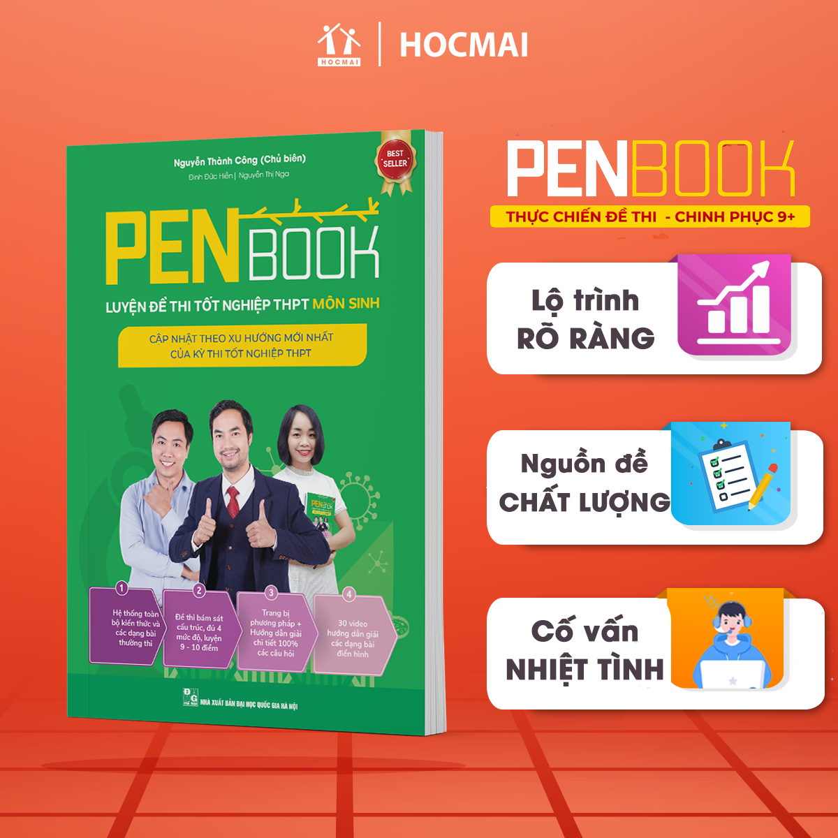 Sách penbook sinh – luyện đề thi tốt nghiệp thpt lớp 12 & luyện đề thi đại học mới nhất 2024 môn sinh học dành cho 2k6