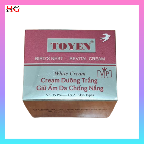 [HCM]Kem tổ yến dưỡng trắng - Giữ ẩm da - Chống nắng . Kem Toyen giúp phục hồi da giữ ẩm duy trì sự mịn màng tươi trẻ cho làn da chống nắng