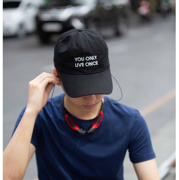 Nón kết yolo, mũ lưỡi trai you only live once cá tính form cứng -st02