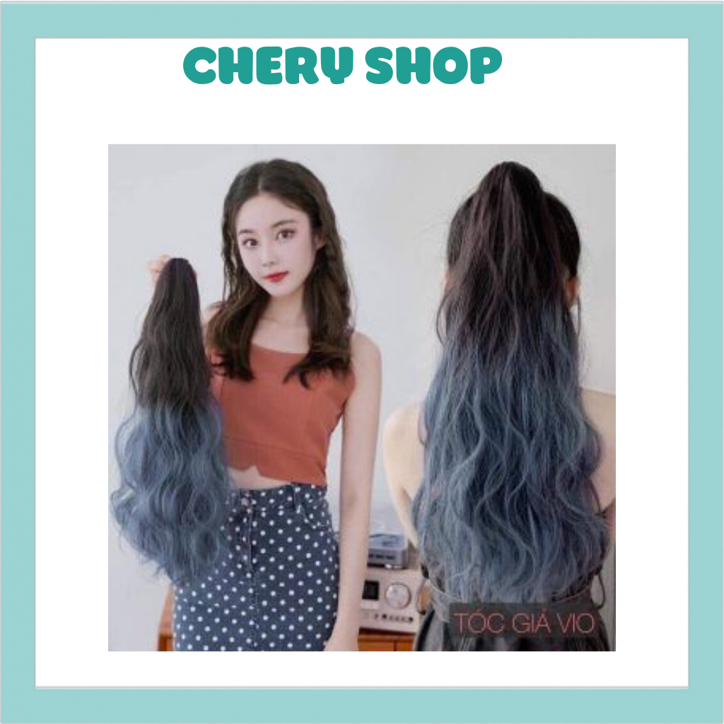 Tóc giả ngoặm xù OMBER hot hit làm bằng sợi tơ cao cấp mã N42