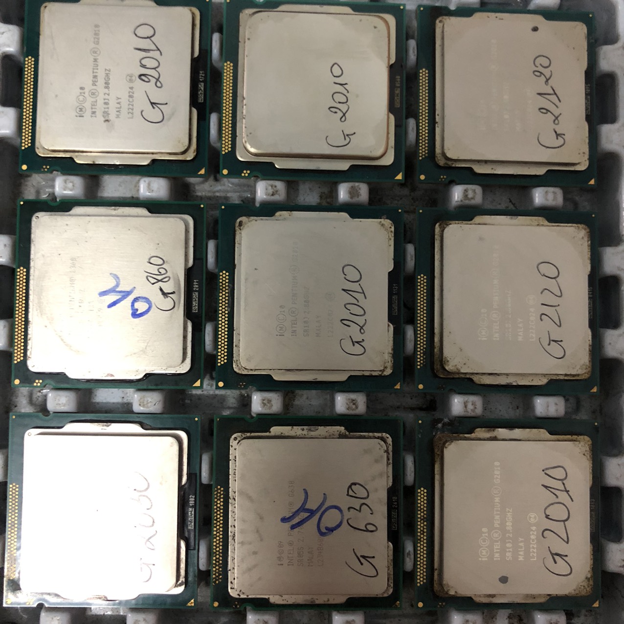 Chíp xử lí cpu g2130, g2020, g2010, g2030, g860, g630 cho máy văn phòng chạy phà phà.