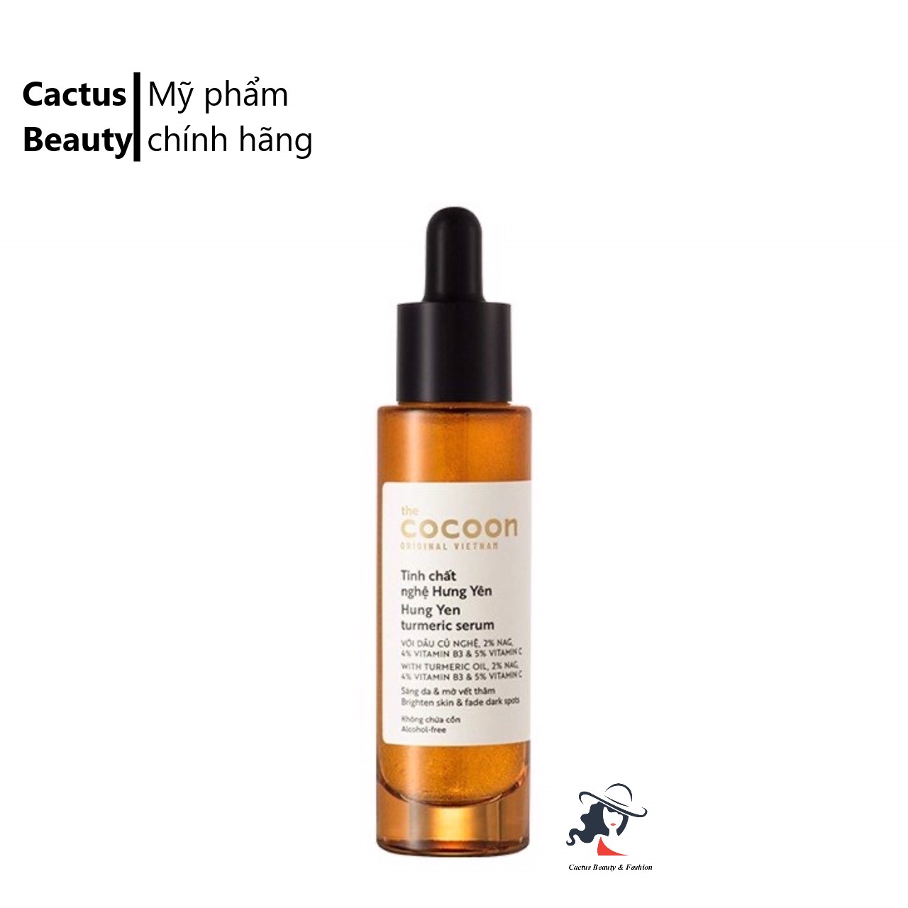 Tinh chất nghệ hưng yên cocoon turmeric serum sáng da & mờ thâm 30ml