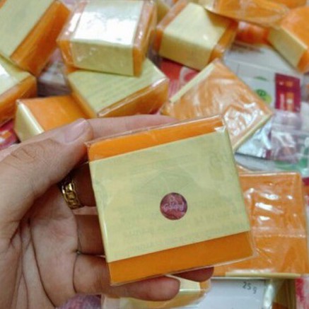 Xà phòng cam nghệ thái lan - 1 bánh