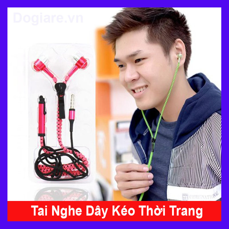 Tai Nghe Dây Kéo - Thời Trang & Sành Điệu dành cho điện thoại Iphone, Samsung...
