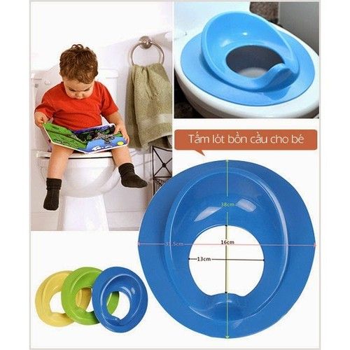 [HCM]Miếng lót thu nhỏ bồn cầu cho bé tập đi vệ sinh an toàn/Nắp thu nhỏ bồn cầu cho bé/Bệ ngồi toilet bệ ngồi bồn cầu (Giao Màu ngẫu nhiên)