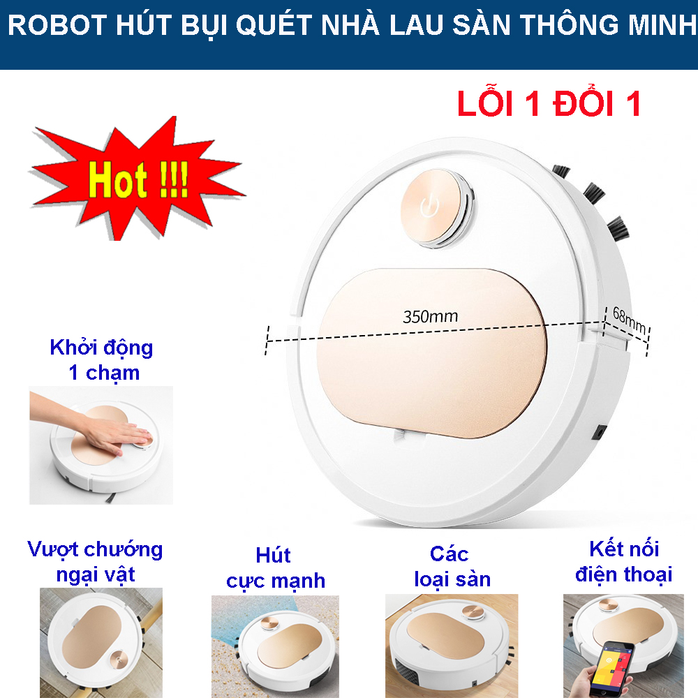 May lau nha thong minh, robot hút bụi lau nhà thông minh es350. robot hút bụi lau sàn thông minh: hút - quét - lau. hút quét mạnh và lau sạch. lỗi 1 đổi 1. mua ngay!