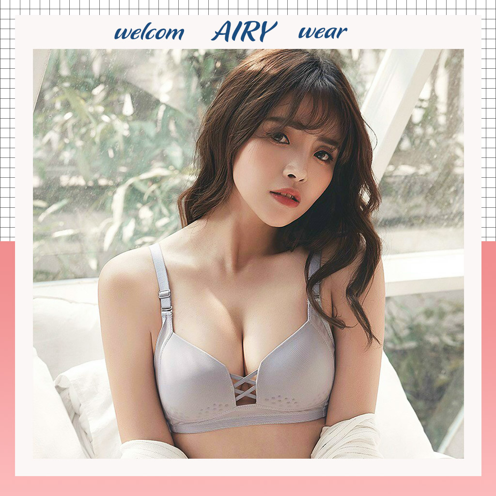 Áo lót không gọng mút mỏng, áo lót thông hơi airy áo ngực mỏng mềm mại 074