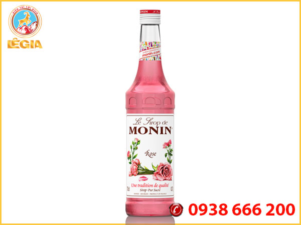 [HCM]SIRO MONIN HOA HỒNG 700ML - MONIN ROSE SYRUP