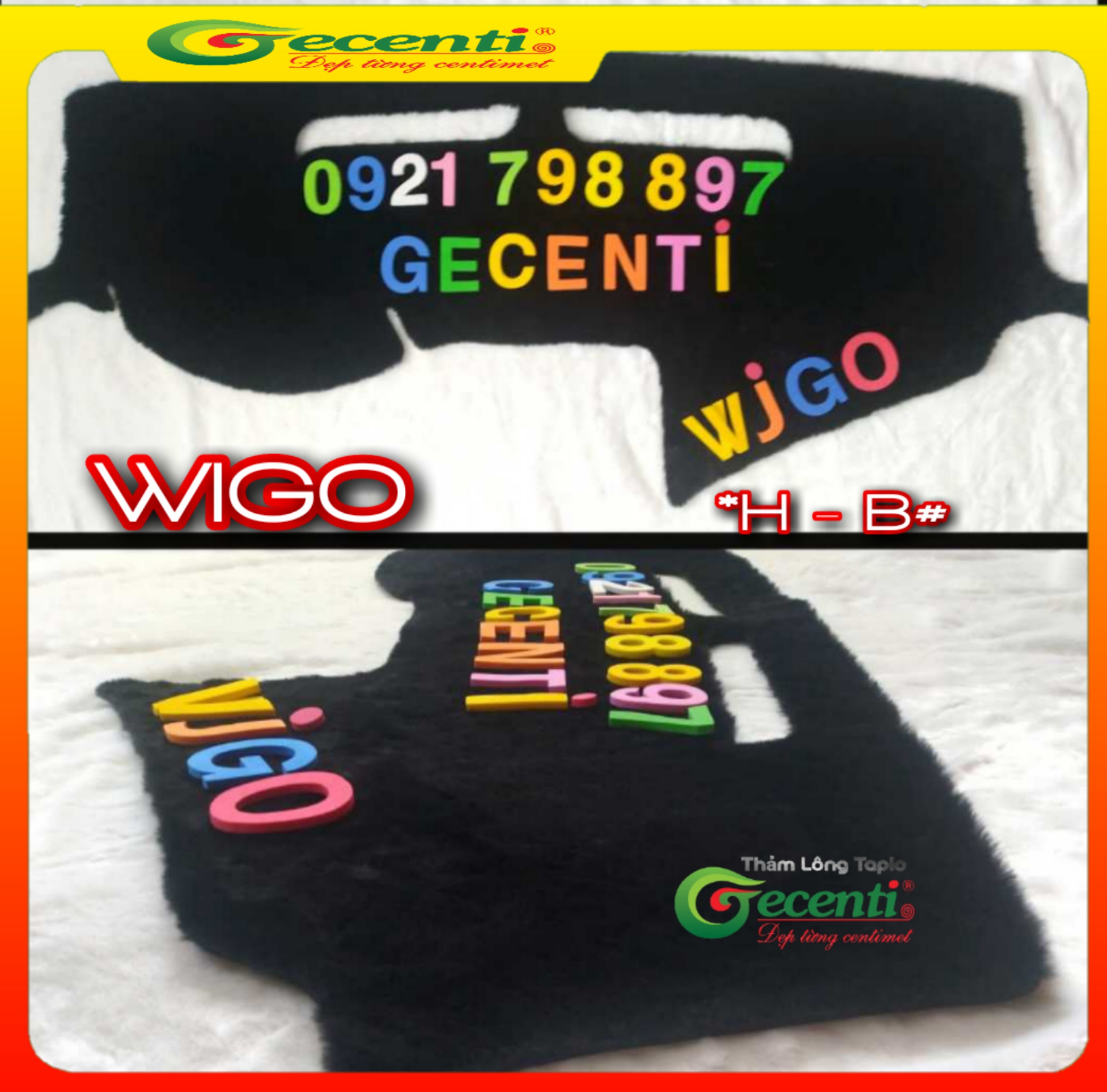 Thảm taplo lông thú cao cấp wigo-thương hiệu gecenti