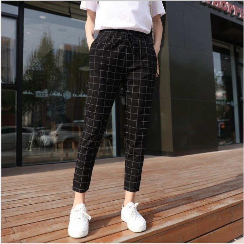 Quần caro nam nữ qf011 thời trang top fashion shop phong cách cá tính
