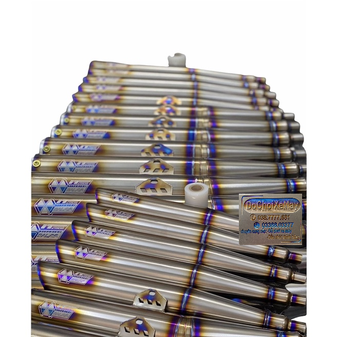 Full cây bô titanium luôn cổ bô cho fu led , wave dream , fu mập fu neo 100% titan salaya . DoChoiXeMay Giá 8,526,000 Đồng*Miễn phí vận chuyển
