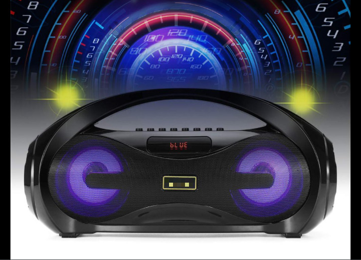 Loa karaoke xách tay bkk b99 THÁI LAN 100W siêu to siêu khổng lồ - kèm micro không dây (đen)