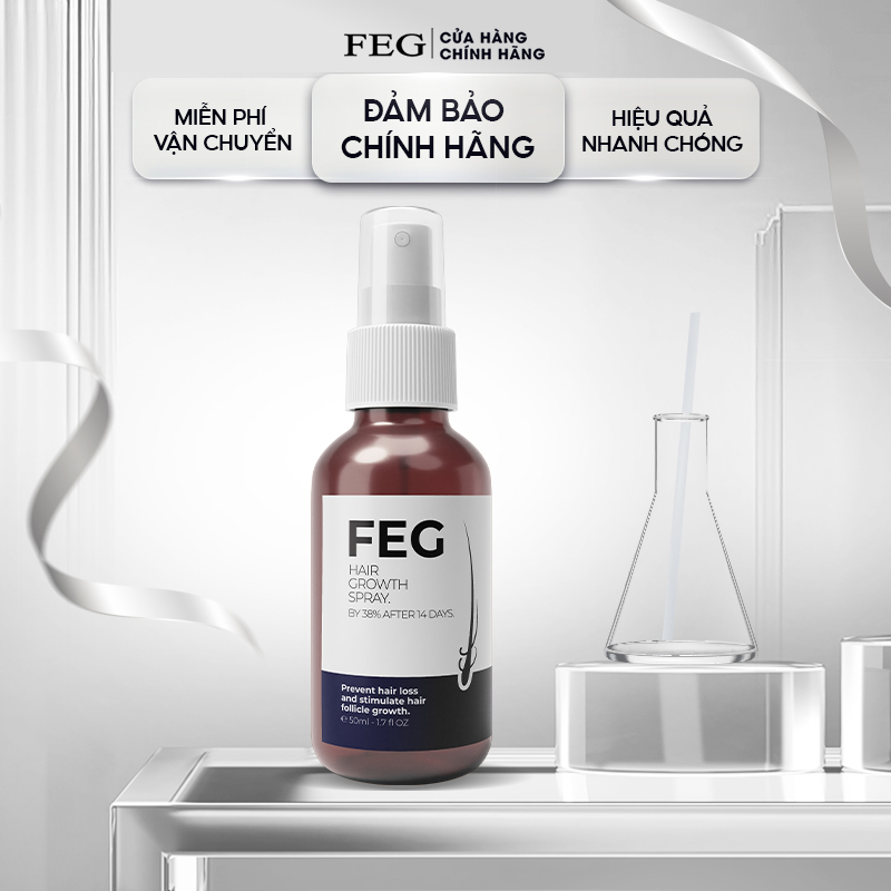Serum dưỡng mọc tóc tảo bẹ FEG Hair Growth Spray 50ml