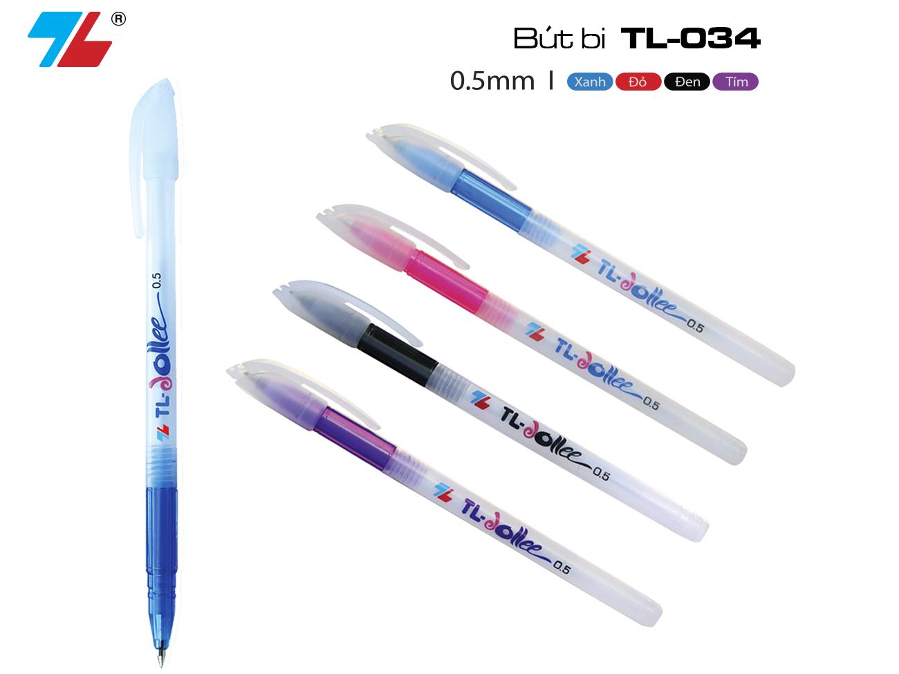 [HCM]Hộp 20 Bút bi Thiên Long 034