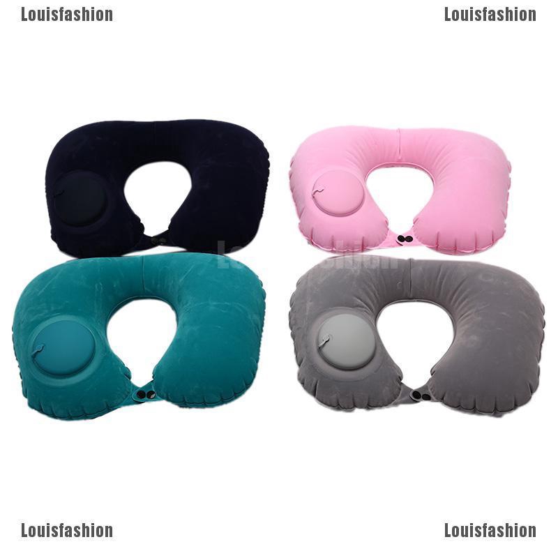 Gối kê cổ chữ u - Gối hơi du lịch tự bơm