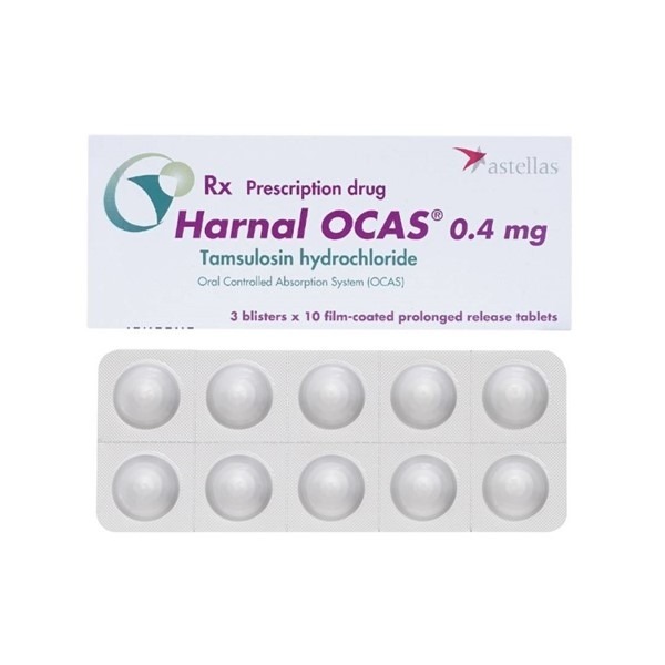 Harnal Ocas giảm kích thước tuyến tiền liệt, bí tiểu