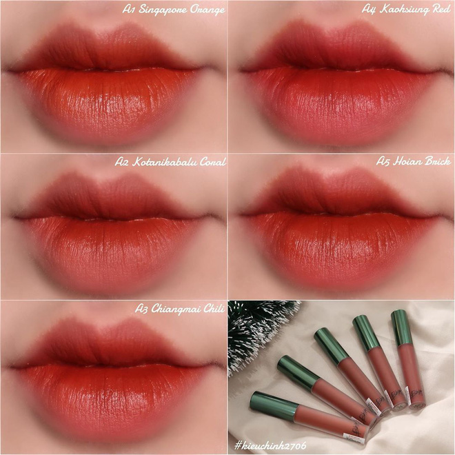 Son kem lì bbia last velvet lip tint asia edition 5g