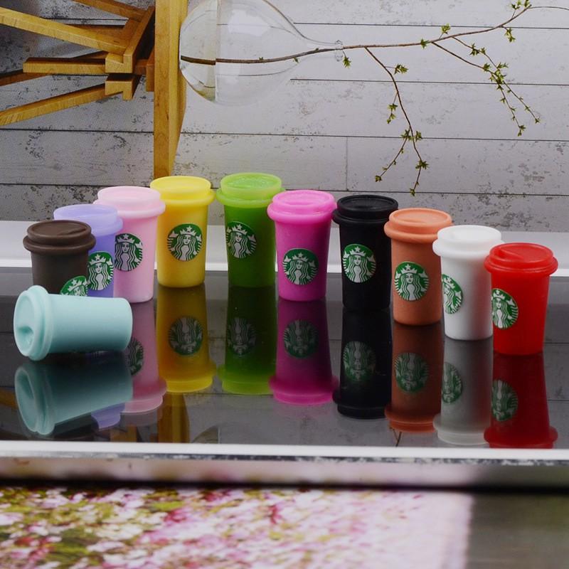 HCMCharm Slime Mô hình set 05 Ly cafe Starbucks Ly Nhựa HKTCharm