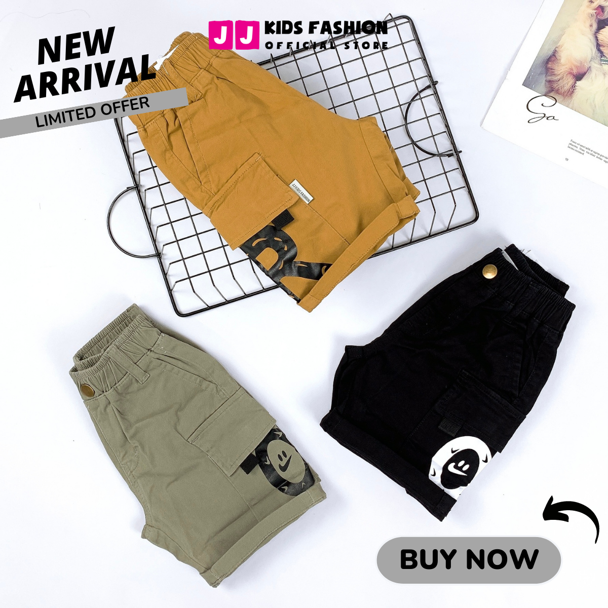 Quần short cho bé, quần kaki bé trai thời trang xuân hè 2023 , năng động, thoải mái size đại| freeship max - jj kids fashion