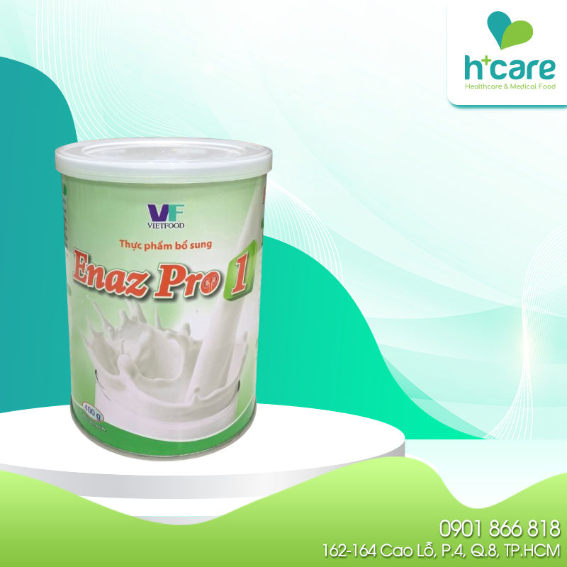 Sữa Bột VietFood Enaz Pro 1 400g - Dinh dưỡng tối ưu cho người suy thận