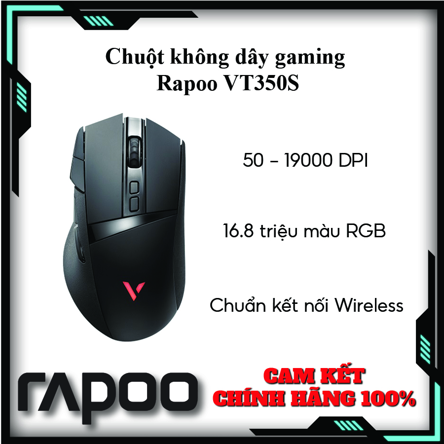 Chuột không dây gaming Rapoo VT350S - Hàng chính hãng