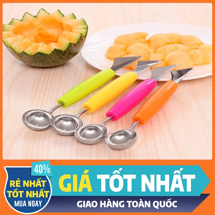 Dụng cụ cắt tỉa trái cây 2 đầu đa năng - Dao gọt tỉa hoa quả thông minh
