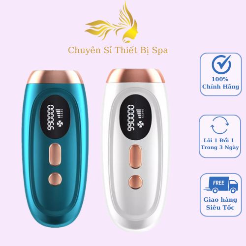 Máy triệt lông mini ipl vĩnh viễn cầm tay cá nhân tại nhà, 999.000 xung